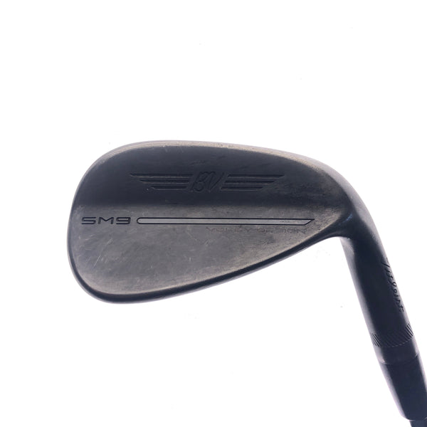 Used Titleist SM9 Jet Black Pitching Wedge / 46.0 Degrees / Wedge Flex