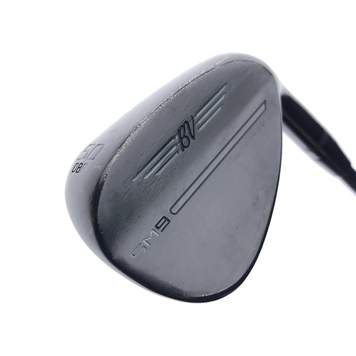Used Titleist SM9 Jet Black Premium Gap Wedge / 50.0 Degrees / Wedge Flex