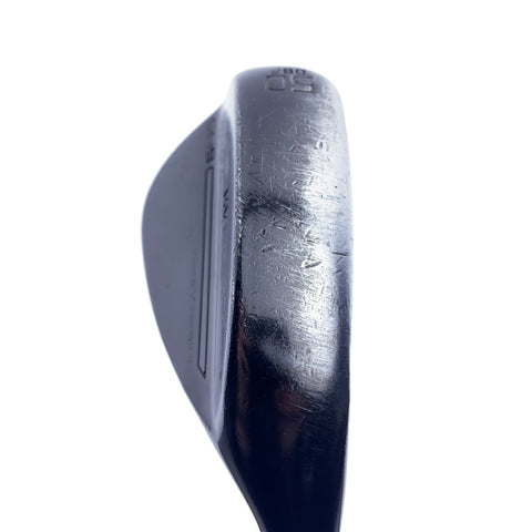 Used Titleist SM9 Jet Black Premium Gap Wedge / 50.0 Degrees / Wedge Flex