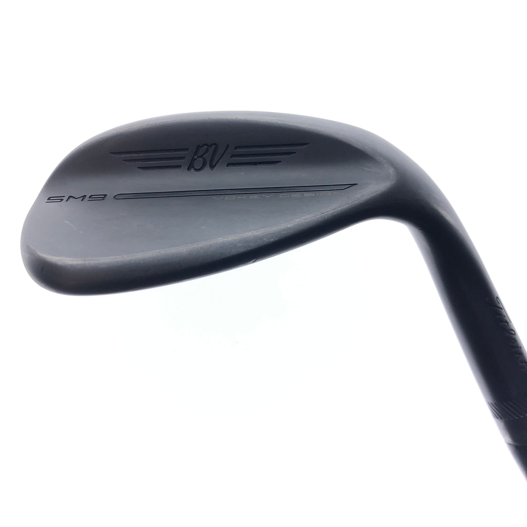 Used Titleist SM9 Jet Black Premium Gap Wedge / 50.0 Degrees / Wedge Flex