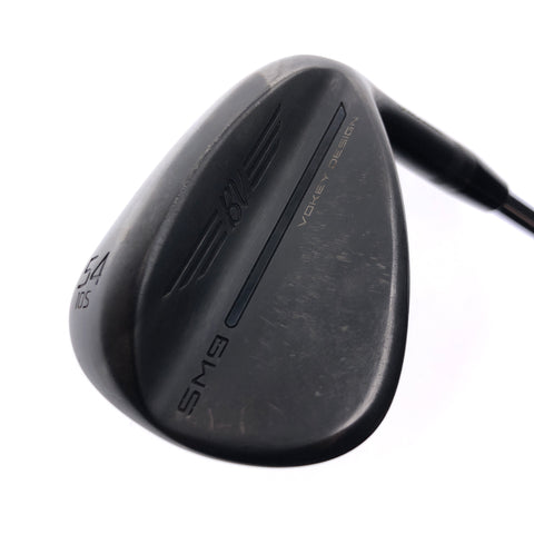 Used Titleist SM9 Jet Black Sand Wedge / 54.0 Degrees / Stiff Flex
