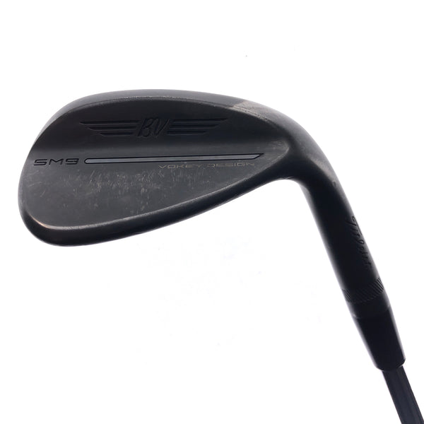 Used Titleist SM9 Jet Black Sand Wedge / 54.0 Degrees / Stiff Flex