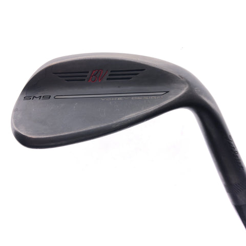 Used Titleist SM9 Jet Black Sand Wedge / 54.0 Degrees / Stiff Flex