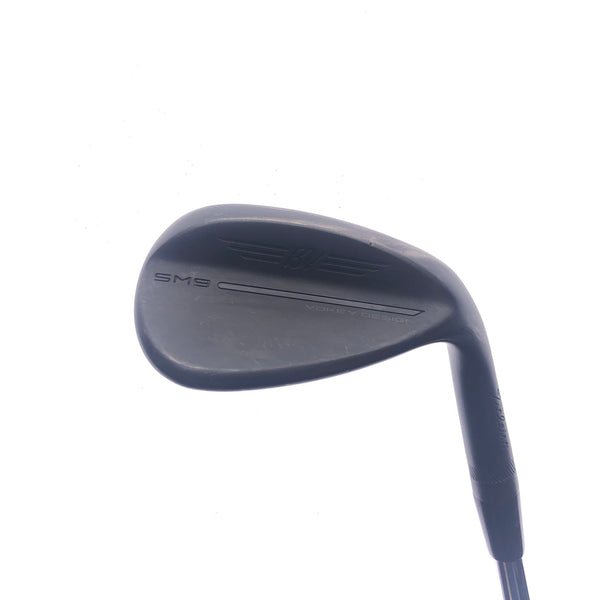 Used Titleist SM9 Jet Black Sand Wedge / 54.0 Degrees / Wedge Flex