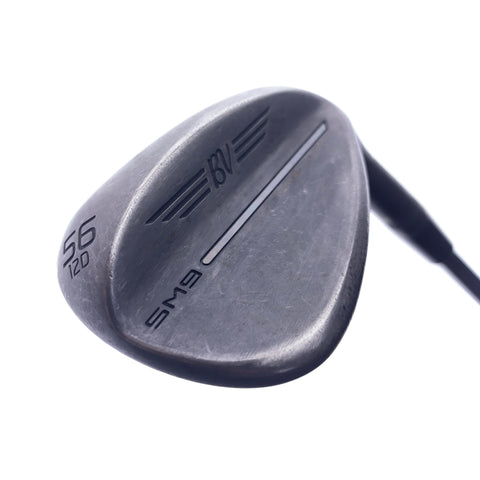 Used Titleist SM9 Jet Black Sand Wedge / 56.0 Degrees / Wedge Flex