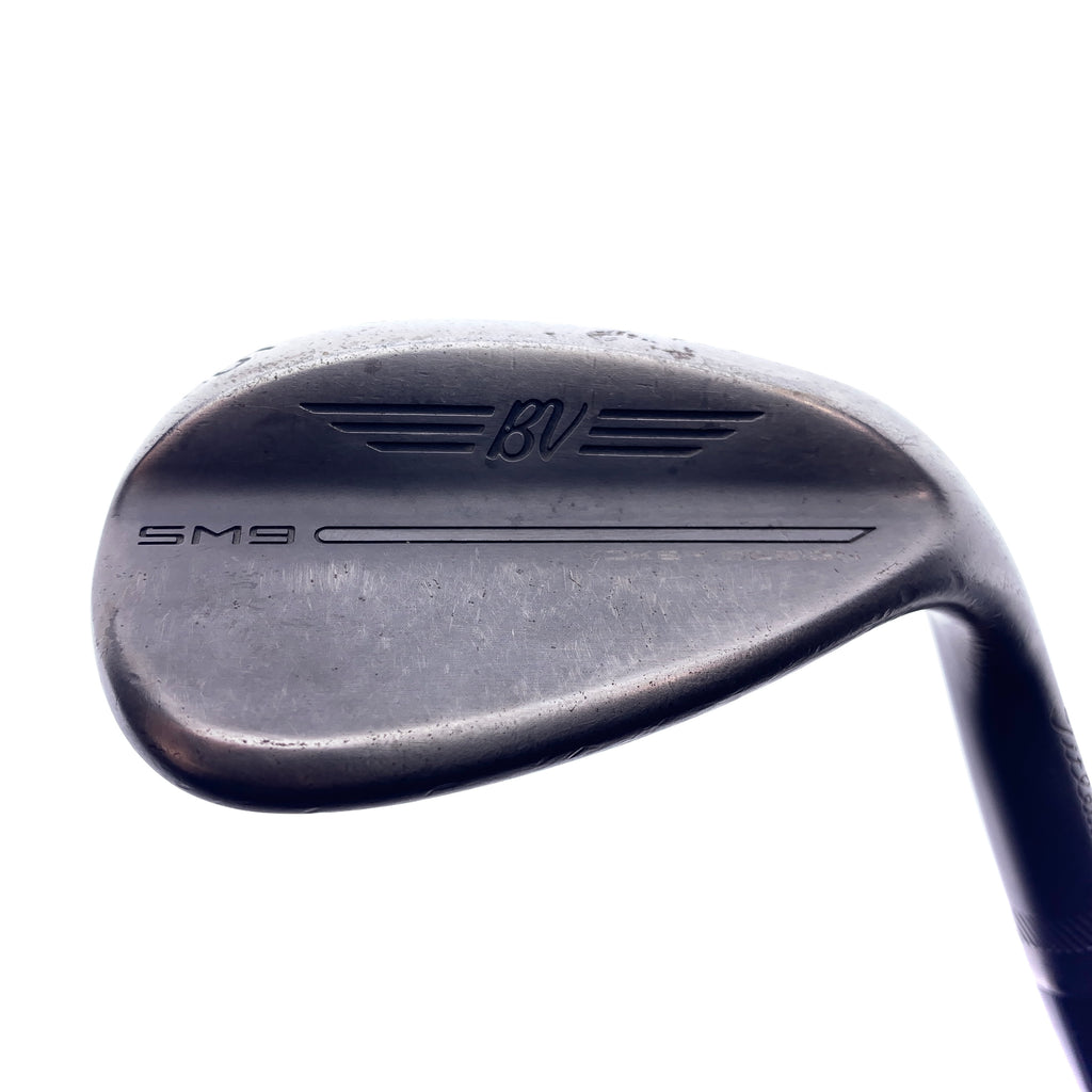 Used Titleist SM9 Jet Black Sand Wedge / 56.0 Degrees / Wedge Flex