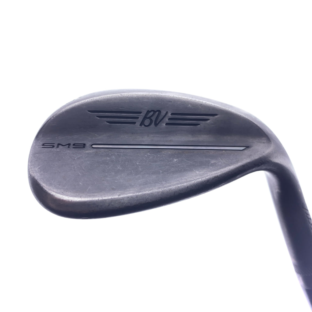 Used Titleist SM9 Jet Black Sand Wedge / 56.0 Degrees / Wedge Flex