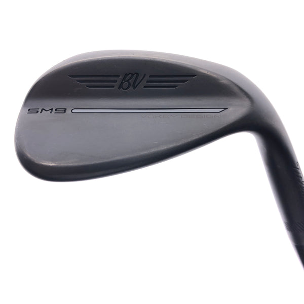 Used Titleist SM9 Jet Black Sand Wedge / 56.0 Degrees / Wedge Flex