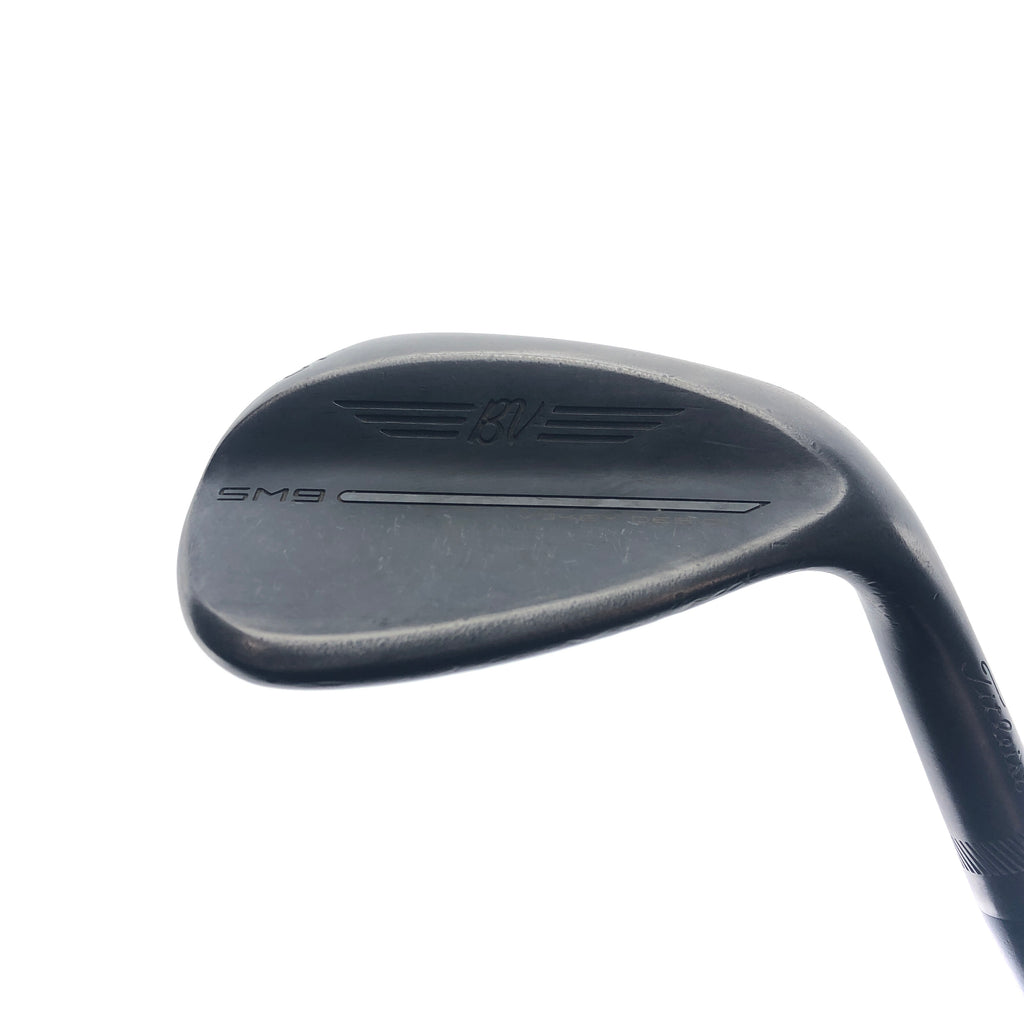 Used Titleist SM9 Jet Black Sand Wedge / 56.0 Degrees / Wedge Flex
