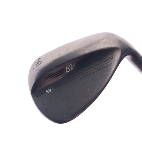 Used Titleist SM9 RAW Lob Wedge / 58.0 Degrees / Stiff Flex