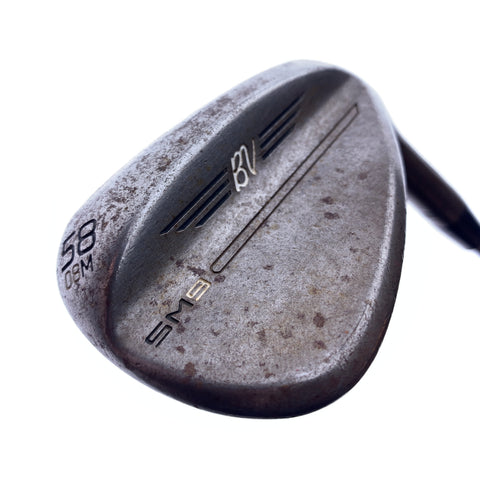 Used Titleist SM9 RAW Lob Wedge / 58.0 Degrees / Stiff Flex