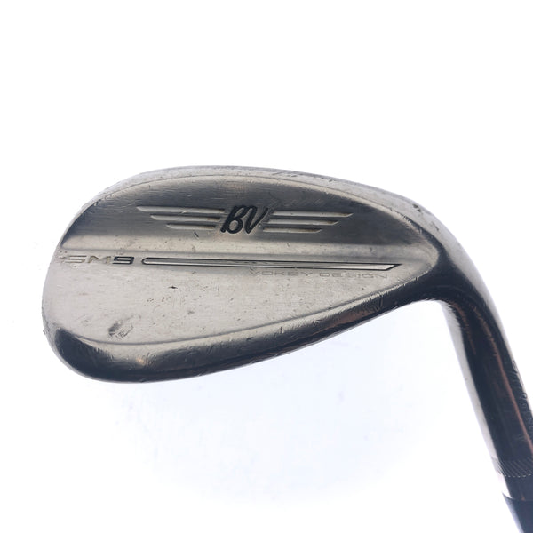 Used Titleist SM9 RAW Lob Wedge / 58.0 Degrees / Wedge Flex