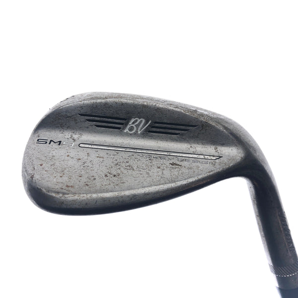 Used Titleist SM9 RAW Lob Wedge / 58.0 Degrees / Wedge Flex