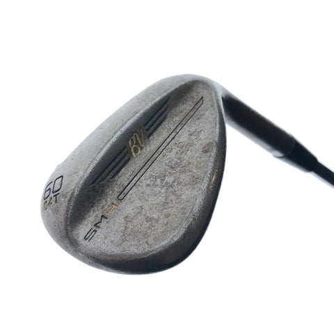 Used Titleist SM9 RAW Lob Wedge / 60.0 Degrees / Stiff Flex