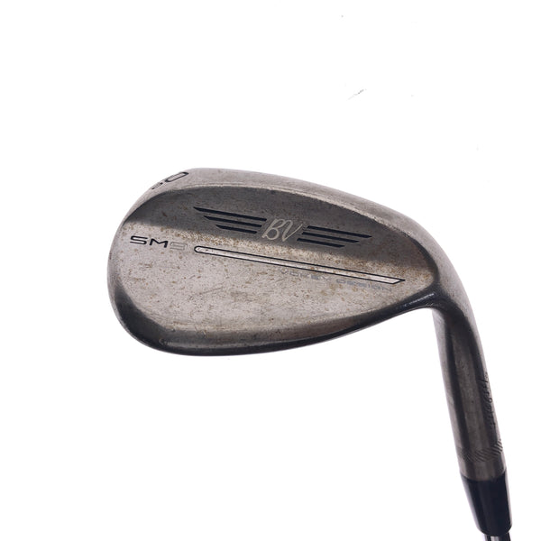 Used Titleist SM9 RAW Lob Wedge / 60.0 Degrees / Wedge Flex