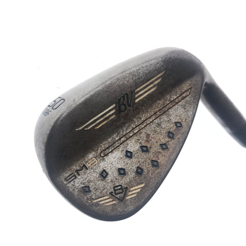 Used Titleist SM9 Raw Wedge Works Gap Wedge / 50.0 Degrees / Stiff Flex
