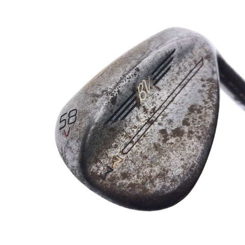 Used Titleist SM9 Raw Wedge Works Lob Wedge / 58.0 Degrees / Regular Flex