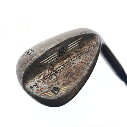 Used Titleist SM9 Raw Wedge Works Lob Wedge / 60.0 Degrees / Stiff Flex