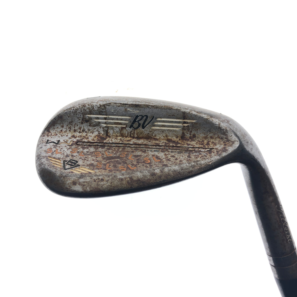 Used Titleist SM9 Raw Wedge Works Lob Wedge / 60.0 Degrees / Stiff Flex