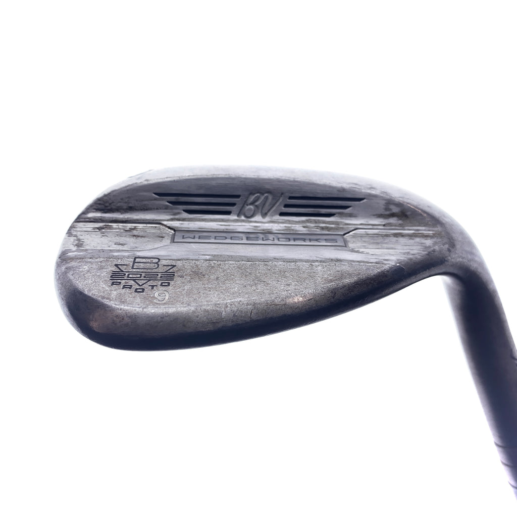 Used Titleist SM9 Raw Wedge Works Lob Wedge / 60.0 Degrees / Stiff Flex