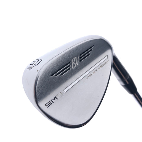 Used Titleist SM9 Tour Chrome Gap Wedge / 50.0 Degrees / Stiff Flex