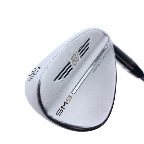 Used Titleist SM9 Tour Chrome Gap Wedge / 50.0 Degrees / Wedge Flex