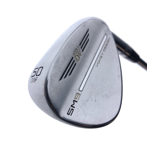 Used Titleist SM9 Tour Chrome Gap Wedge / 50.0 Degrees / Wedge Flex