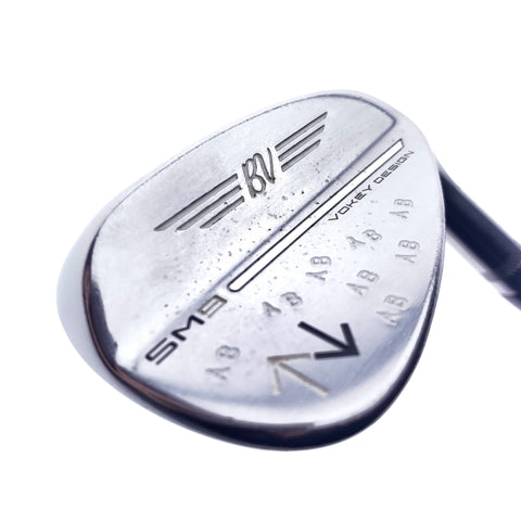 Used Titleist SM9 Tour Chrome Gap Wedge / 52.0 Degrees / Stiff Flex