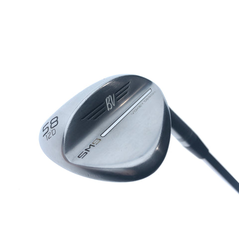 Used Titleist SM9 Tour Chrome Lob Wedge / 58.0 Degrees / Regular Flex