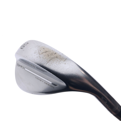 Used Titleist SM9 Tour Chrome Lob Wedge / 58.0 Degrees / Stiff Flex