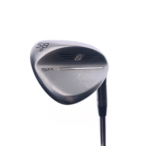 Used Titleist SM9 Tour Chrome Lob Wedge / 58.0 Degrees / X-Stiff Flex