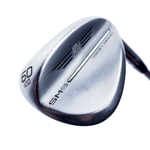 Used Titleist SM9 Tour Chrome Lob Wedge / 60.0 Degrees / Regular Flex