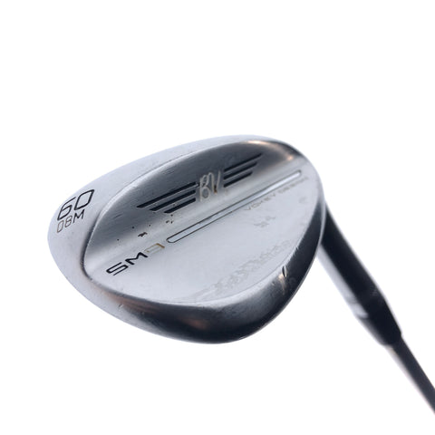 Used Titleist SM9 Tour Chrome Lob Wedge / 60.0 Degrees / Regular Flex