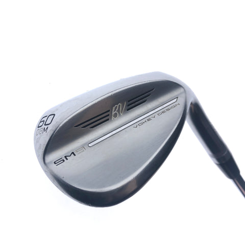 Used Titleist SM9 Tour Chrome Lob Wedge / 60.0 Degrees / Stiff Flex