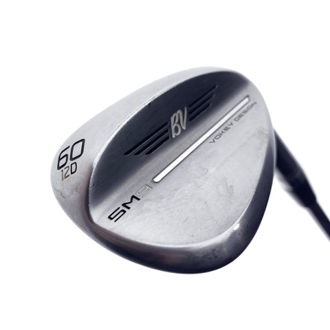 Used Titleist SM9 Tour Chrome Lob Wedge / 60.0 Degrees / Wedge Flex