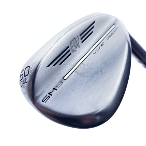 Used Titleist SM9 Tour Chrome Lob Wedge / 60.0 Degrees / Wedge Flex