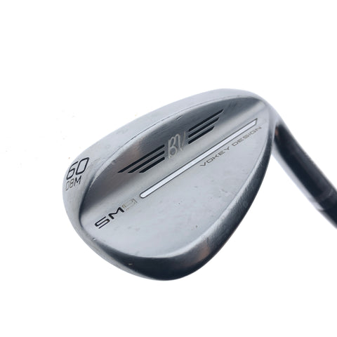 Used Titleist SM9 Tour Chrome Lob Wedge / 60.0 Degrees / Wedge Flex