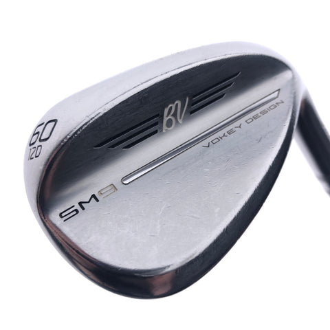 Used Titleist SM9 Tour Chrome Lob Wedge / 60.0 Degrees / Wedge Flex