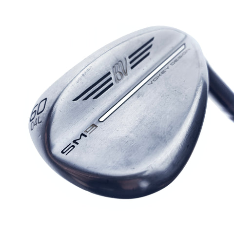 Used Titleist SM9 Tour Chrome Lob Wedge / 60.0 Degrees / Wedge Flex