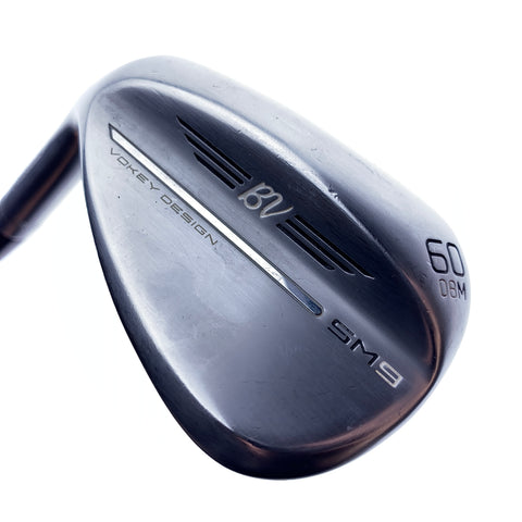 Used Titleist SM9 Tour Chrome Lob Wedge / 60.0 Degrees / Wedge Flex / Left-Hand