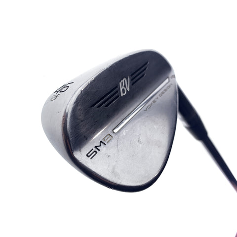 Used Titleist SM9 Tour Chrome Pitching Wedge / 46.0 Degrees / Wedge Flex