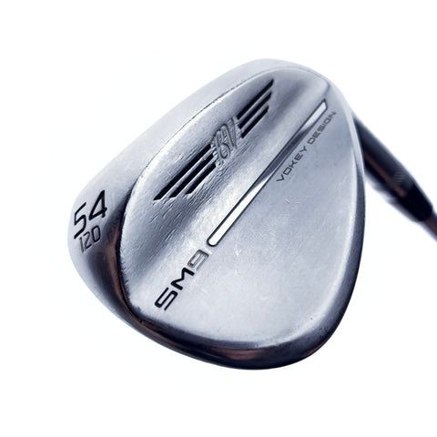Used Titleist SM9 Tour Chrome Sand Wedge / 54.0 Degrees / Regular Flex