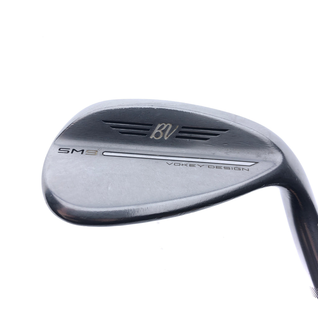 Used Titleist SM9 Tour Chrome Sand Wedge / 54.0 Degrees / Stiff Flex