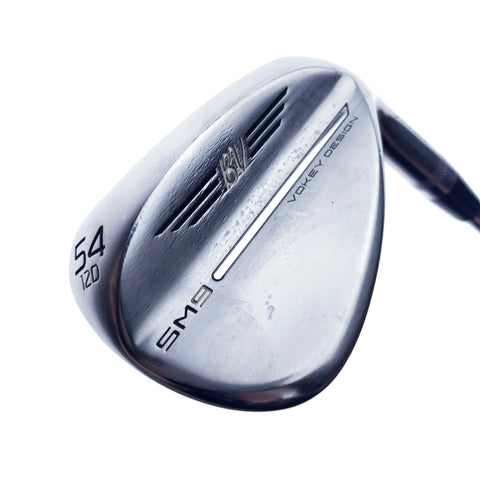 Used Titleist SM9 Tour Chrome Sand Wedge / 54.0 Degrees / Wedge Flex