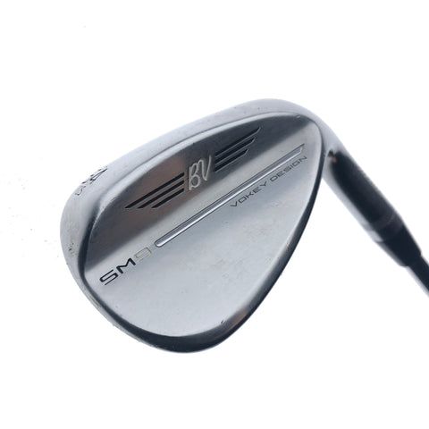Used Titleist SM9 Tour Chrome Sand Wedge / 54.0 Degrees / Wedge Flex