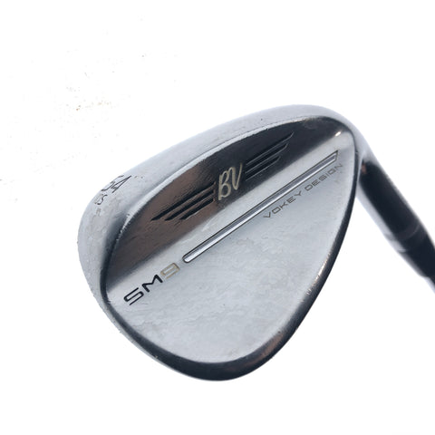 Used Titleist SM9 Tour Chrome Sand Wedge / 54.0 Degrees / Wedge Flex