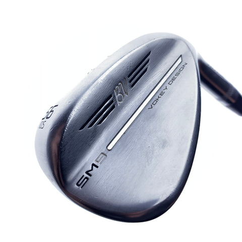 Used Titleist SM9 Tour Chrome Sand Wedge / 56.0 Degrees / Stiff Flex