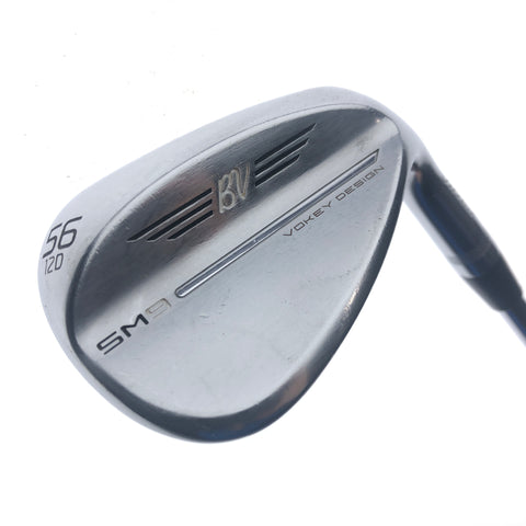 Used Titleist SM9 Tour Chrome Sand Wedge / 56.0 Degrees / Wedge Flex