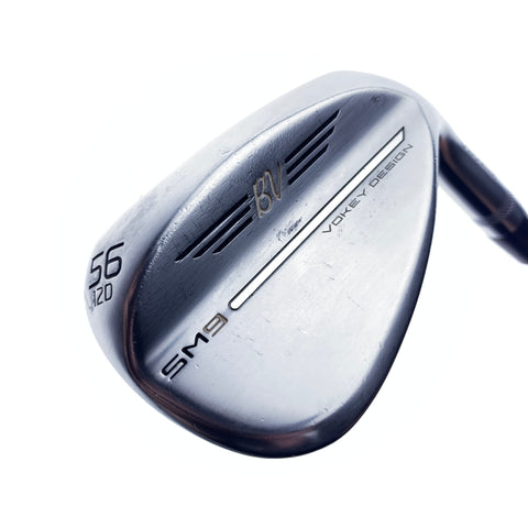 Used Titleist SM9 Tour Chrome Sand Wedge / 56.0 Degrees / Wedge Flex