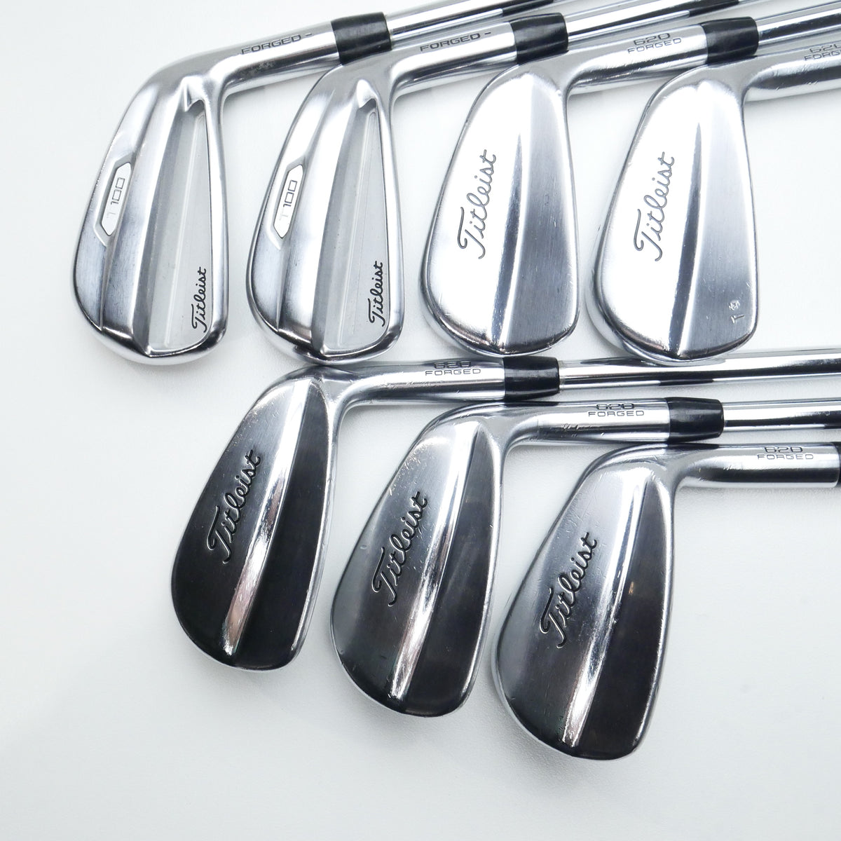 Used Titleist T100 2021 & 620 MB Combo Set Iron Set / 4 - PW / X-Stiff Flex